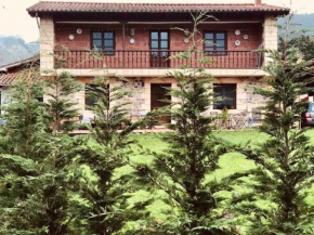 Gran casa restaurada con jardín encantador pueblo.